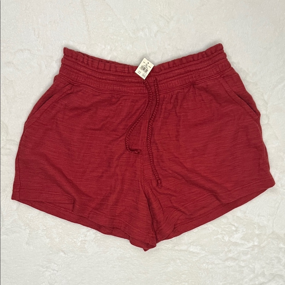 Aerie Endless Summer Short Summer Burgundy Size M NEW